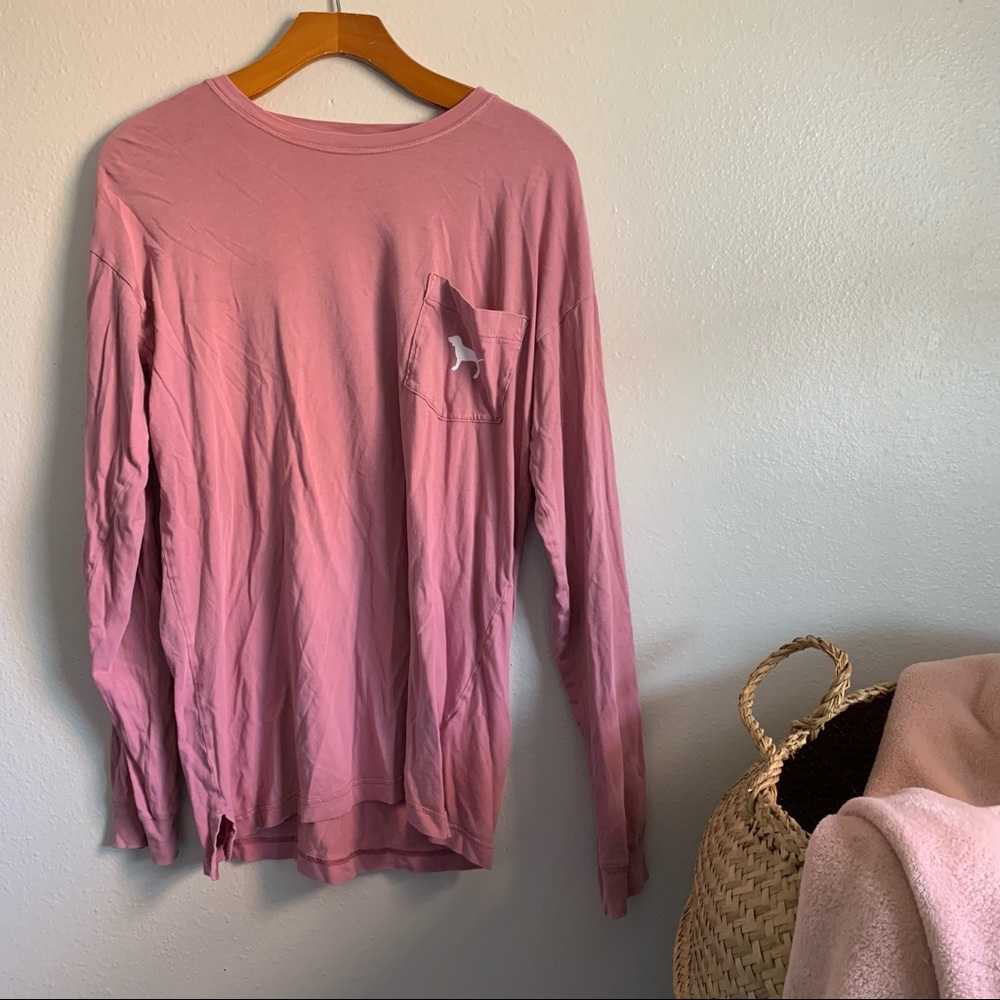 PINK | Logo Long Sleeve